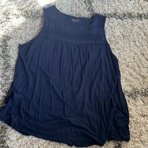 MERONA-XXL-navy blue top